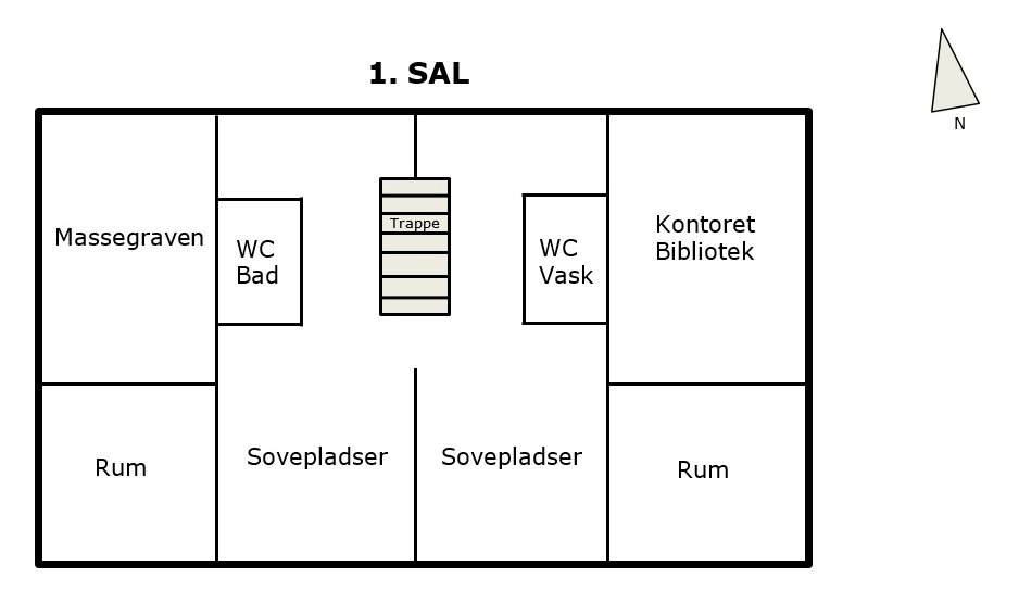 Plantegning Stue