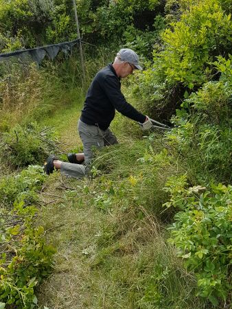 Svend Aage arbejder 20170810 140656